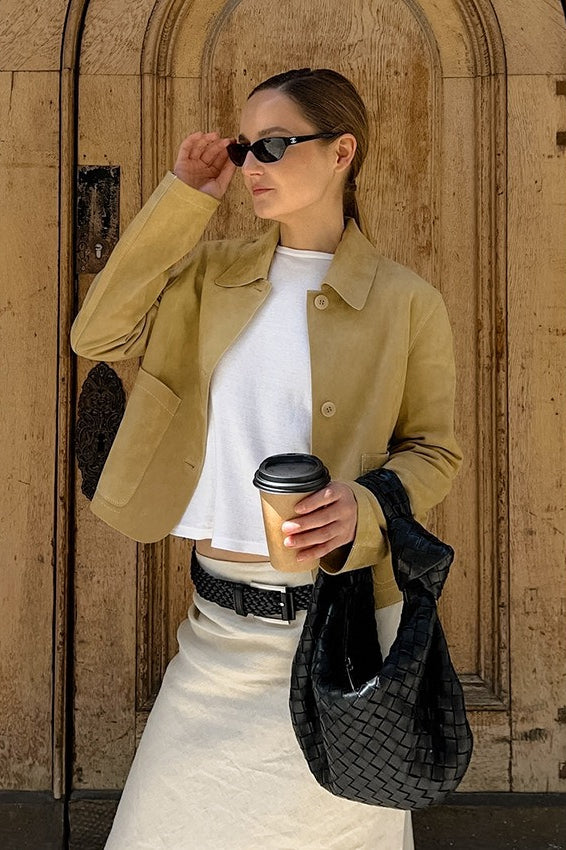Faux Suede Commuter Jacket image 1
