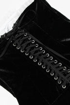 Velvet Bustier A-line Cocktail Dress image 11