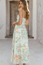 Fresh Linen Floral Swing Boho Dress image 7