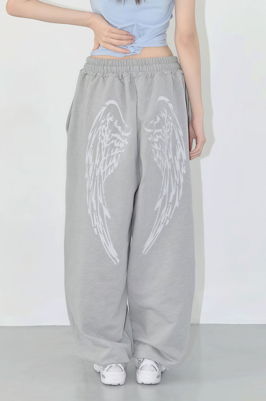 Vintage Hip Hop Graphic Baggy Straight Pants image 6