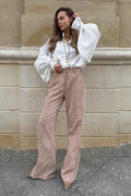 Cotton Corduroy Wide Leg Pants image 1