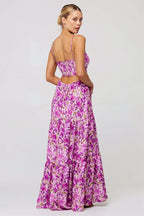 Floral Splice Swing Cami Maxi Dress image 7