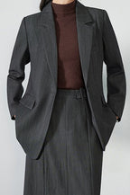 Classic Peak Lapel Blazer image 3