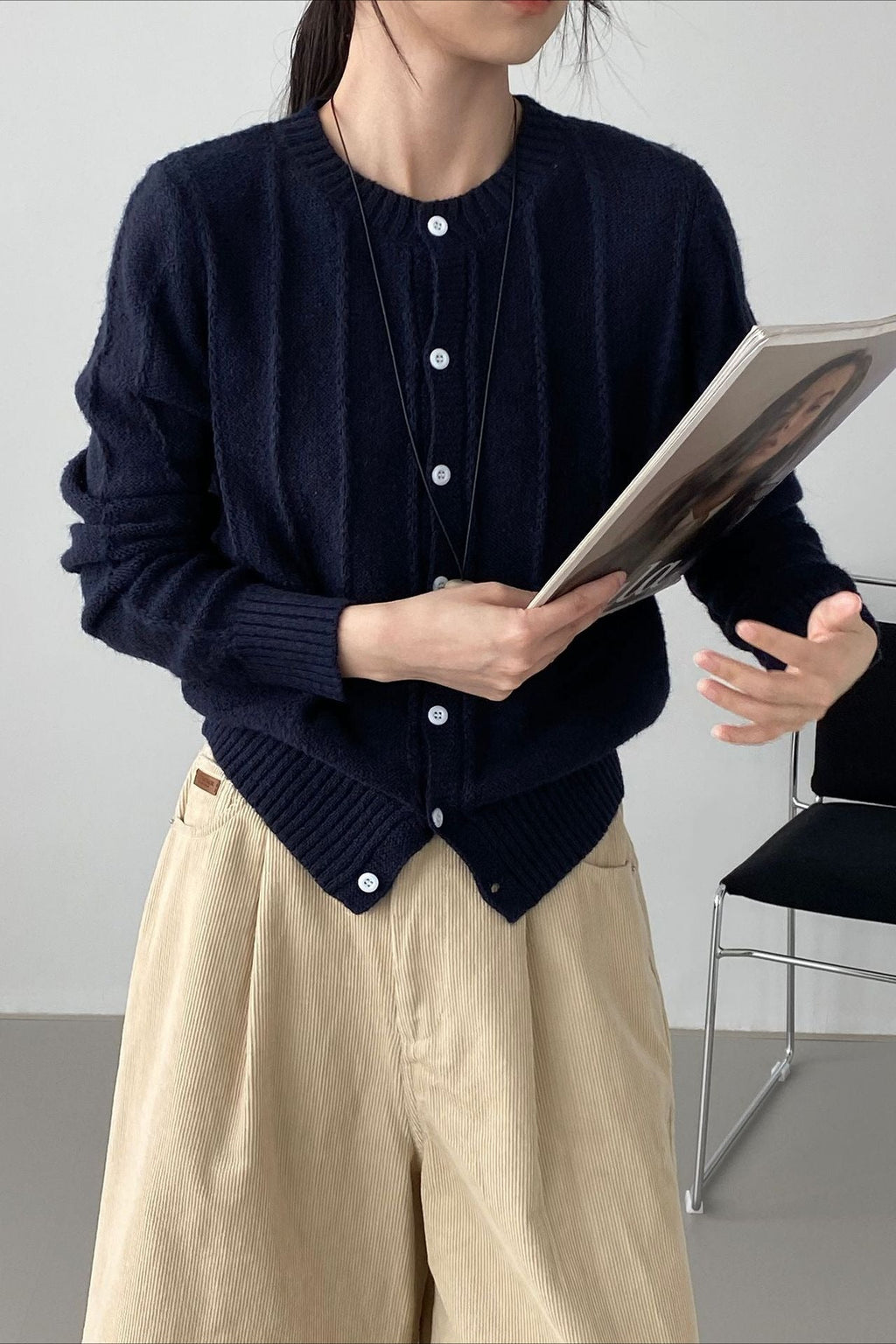 Atmospheric Wool Knit Cardigan image 13