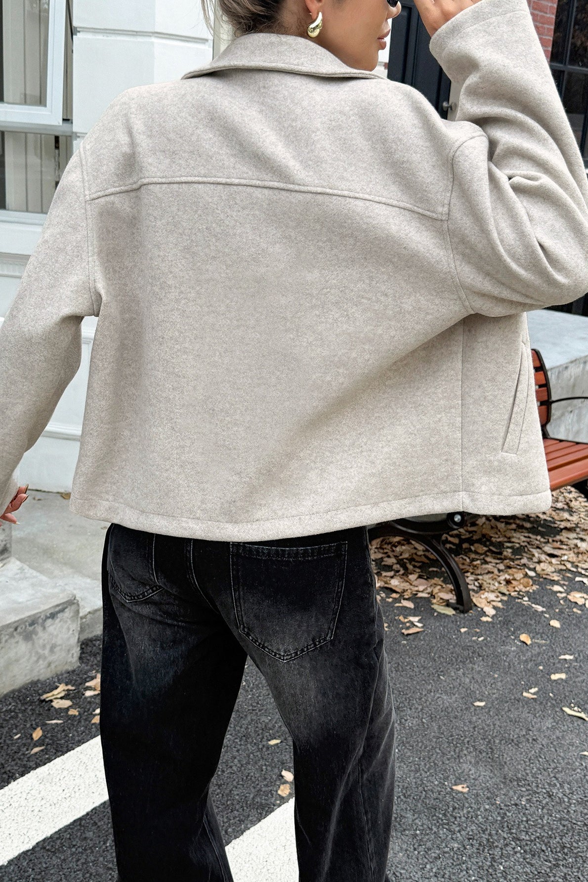 Elegant Long Sleeve Versatile Jacket image 3