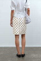 Drawstring Polka Dot Skirt image 4