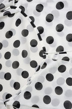 Elegant Halter Polka Dot Maxi Dress image 6