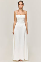 Elegant Cami Backless Maxi Party Dress image 12