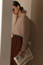 French-Style Lapel Knit Sweater image 8
