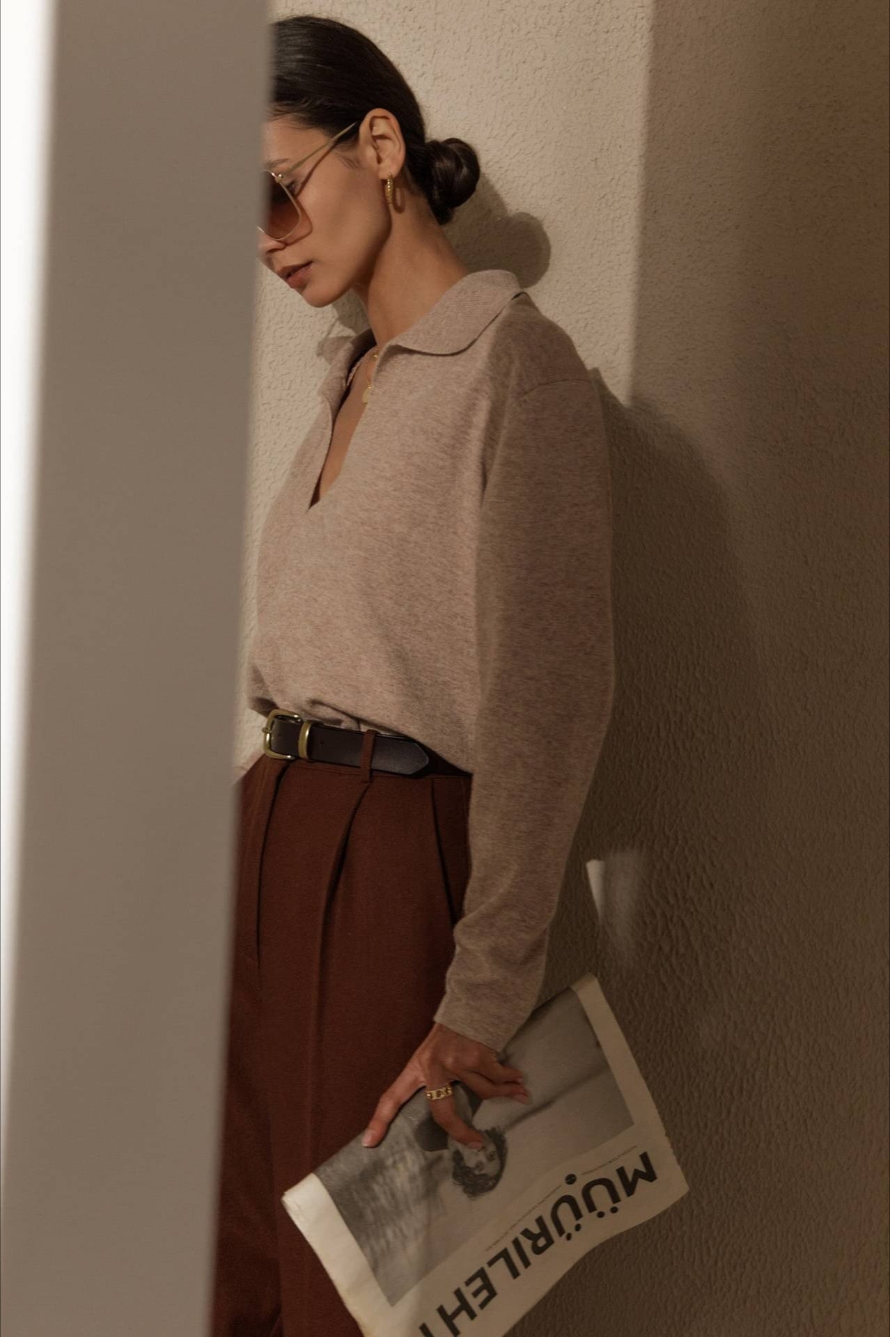 French-Style Lapel Knit Sweater image 8