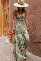 Boho Vacation Printed Cami Maxi Dress image 2
