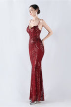 Boned Sequin Embroidered Formal Dress image 17
