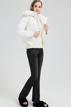 Short Waist Slim Puffer Coat image 7