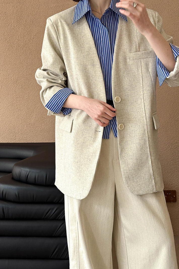 Casual V-Neck Blazer image 6