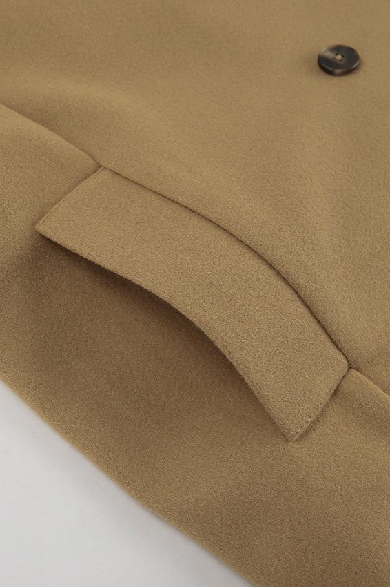 Brown Boucle Notch Lapel Jacket image 8