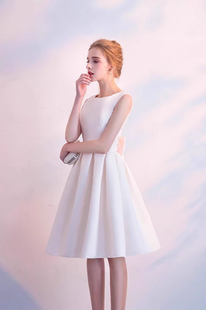 Elegant Bow Mini Party Dress image 2