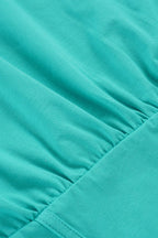 Fresh Mint Asym Slim Waist Blouse image 7