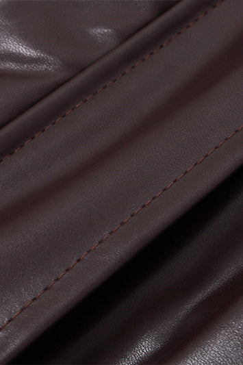 Glossy Finish Moto PU Coat image 5