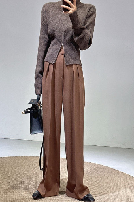 Vintage Straight-Leg Wide-Leg Pants image 4