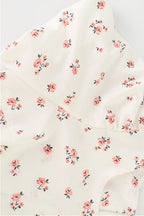 Floral Split Puff Sleeve Elegant Maxi Dress image 6