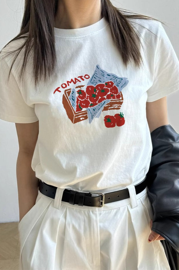 Cotton Printed Loose Casual T‑shirt image 2