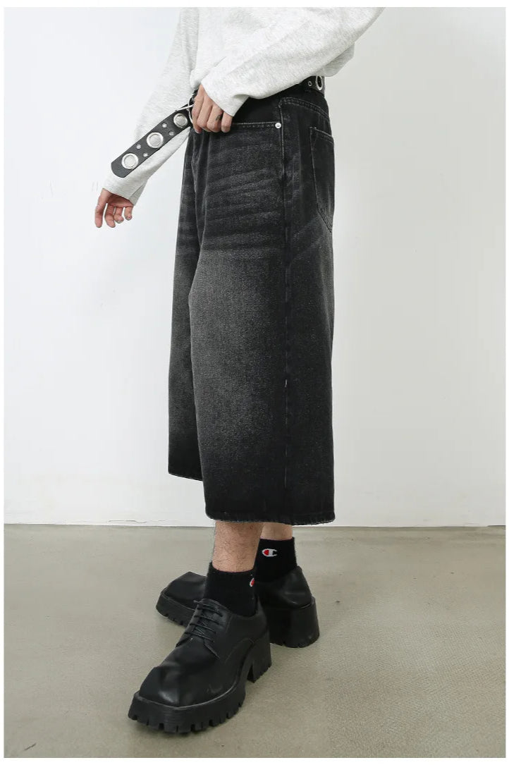 Vintage Y2K Loose Cropped Jeans image 9