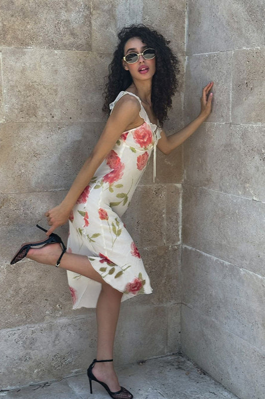 Floral Cami French Style Party Dress image 5