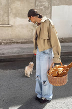 Short Double Breasted Work Jacket image 4
