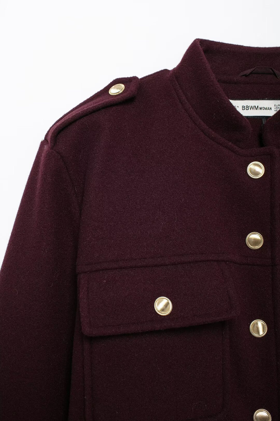 Cropped Retro Buttoned Jacket image 9