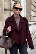 Thick Brown Wool Double Breasted Jacket image 1