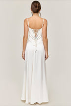 Elegant Cami Backless Maxi Party Dress image 15
