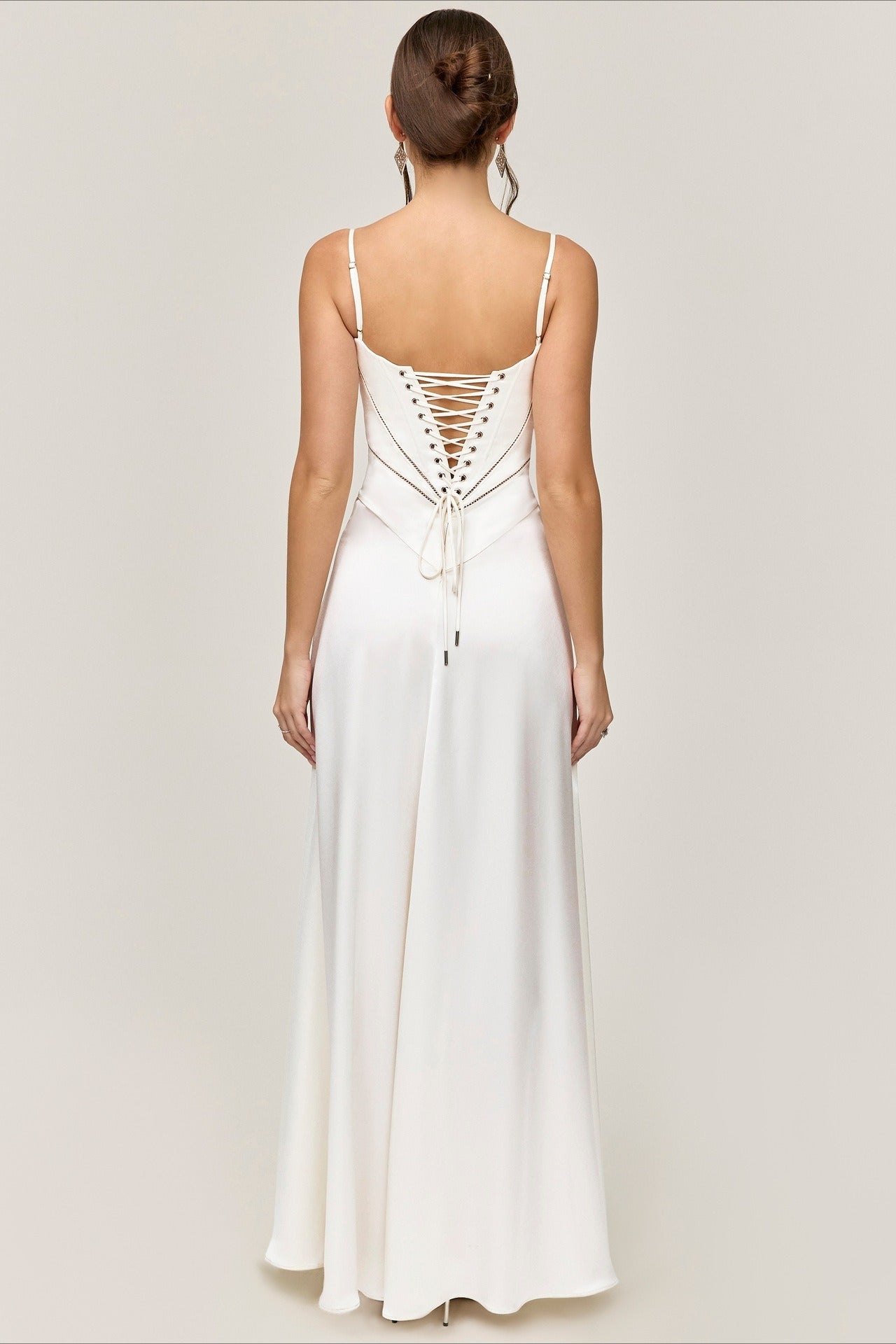 Elegant Cami Backless Maxi Party Dress image 15