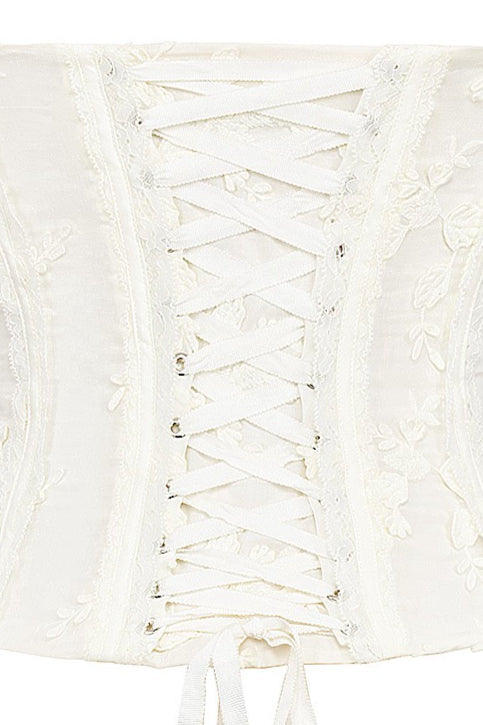 Embroidered Bustier Bodycon Formal Dress image 4