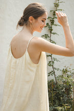 Vacation Linen Cotton Flowy Midi Dress image 4