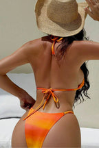 Gradient Halter Bikini Set image 3
