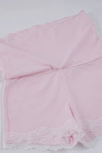 French Romantic Lace Bow Long Sleeve Culottes Set image 8
