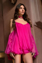 Sexy Cami Relaxed Flared Sleeve Mini Dress image 1