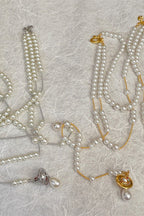 Broken Pearl Three Layer Tassel Saturn NeckLace image 5