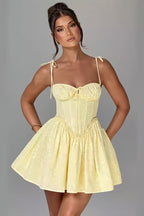 Chic Backless Lace Up Cami Bodycon Mini Dress image 4
