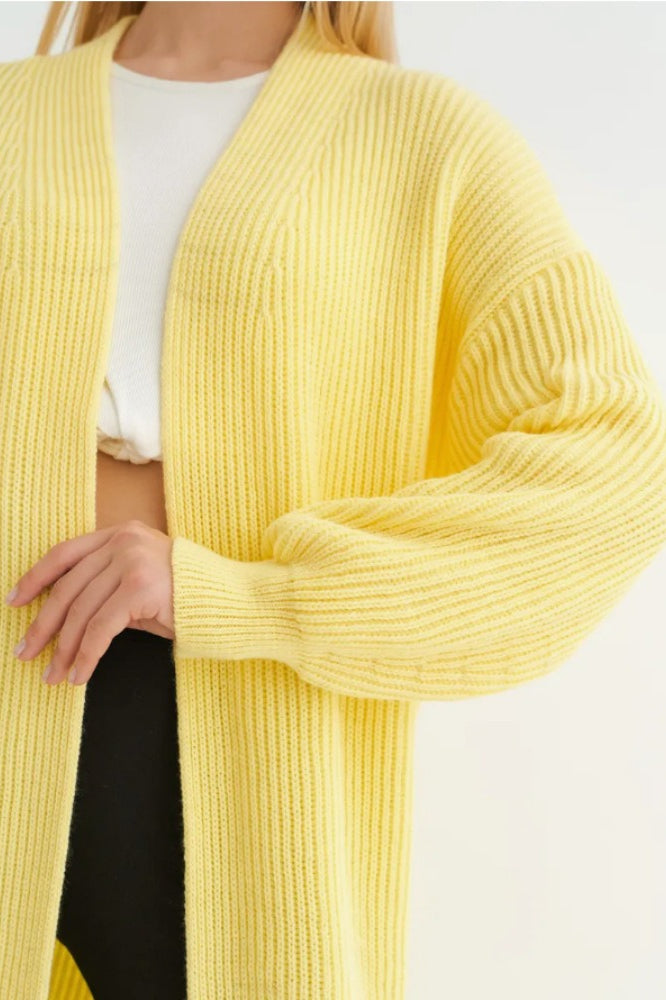 Oversized Long-Length Knit Cardigan image 14