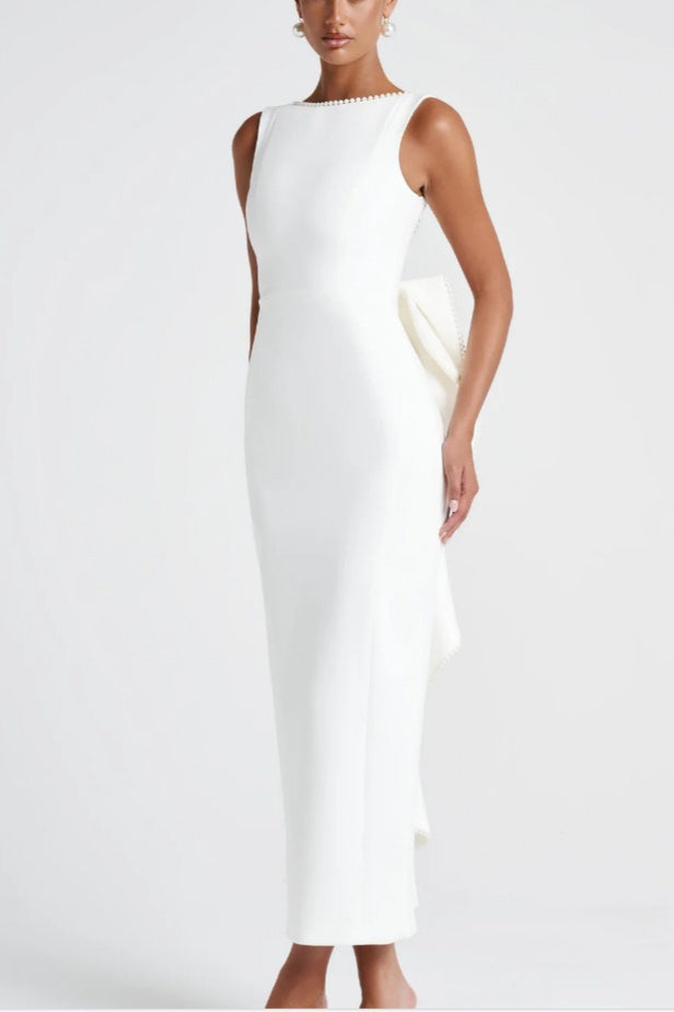 Elegant Bow Slim Fit Party Dress image 2
