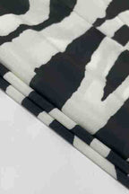 Sheer Zebra Print Tie Waist Maxi Dress image 5