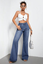 High Rise Straight Cut Jean image 4