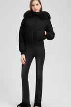 Short Waist Slim Puffer Coat image 9