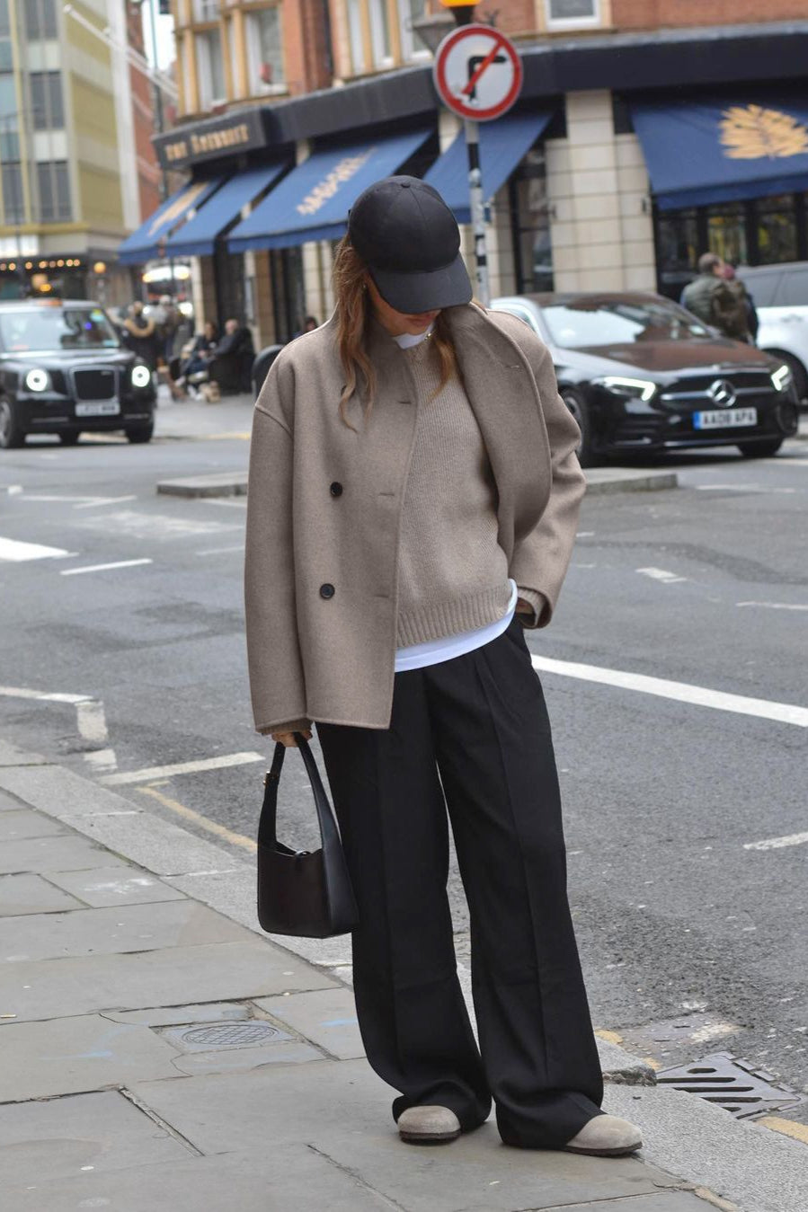 Vintage Style Woolen Office Coat image 3