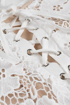 Tie Slim Split Lace Cami Maxi Dress image 6