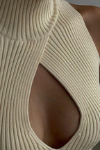 Ribbed Cutout Knit Top image 2