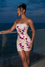 Tube Printed Slim Mini Dress image 3