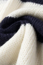 Streetwear Striped Crewneck Casual Stylish Sweater image 5