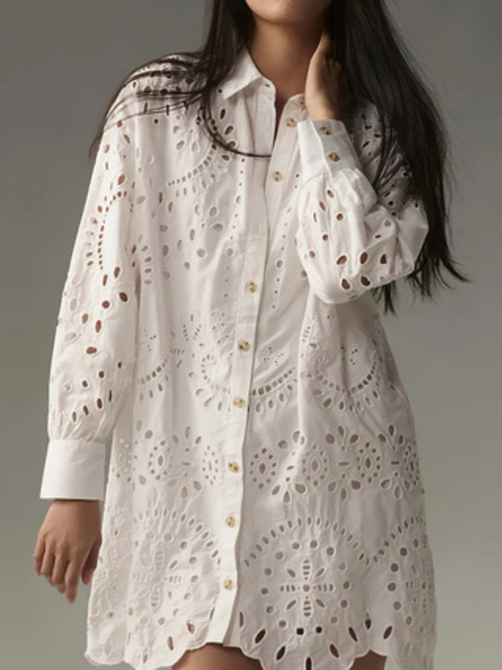 Jolie Shirt Dress styled for Avrienne